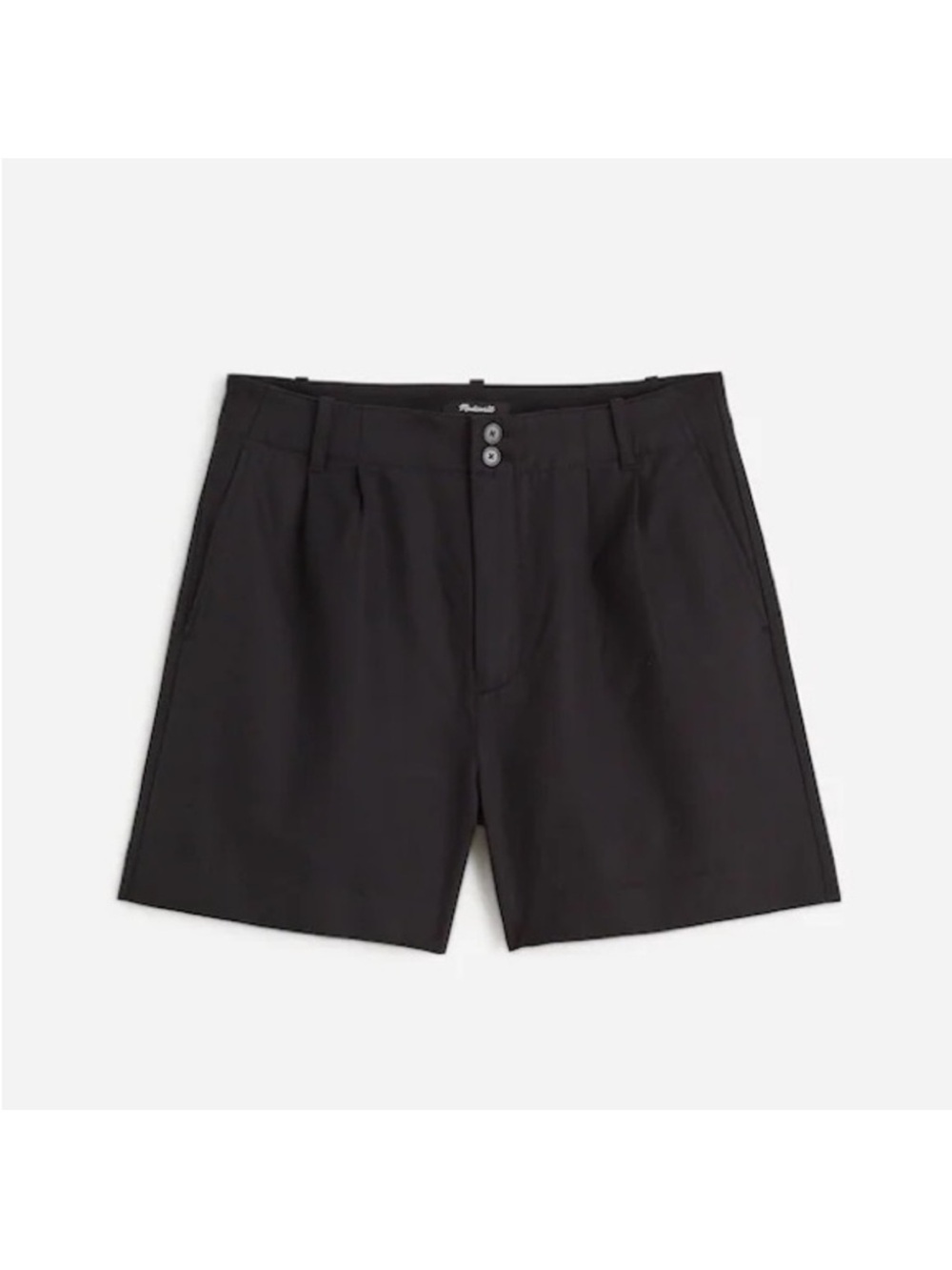 Madewell Women’s Black Tailored Shorts